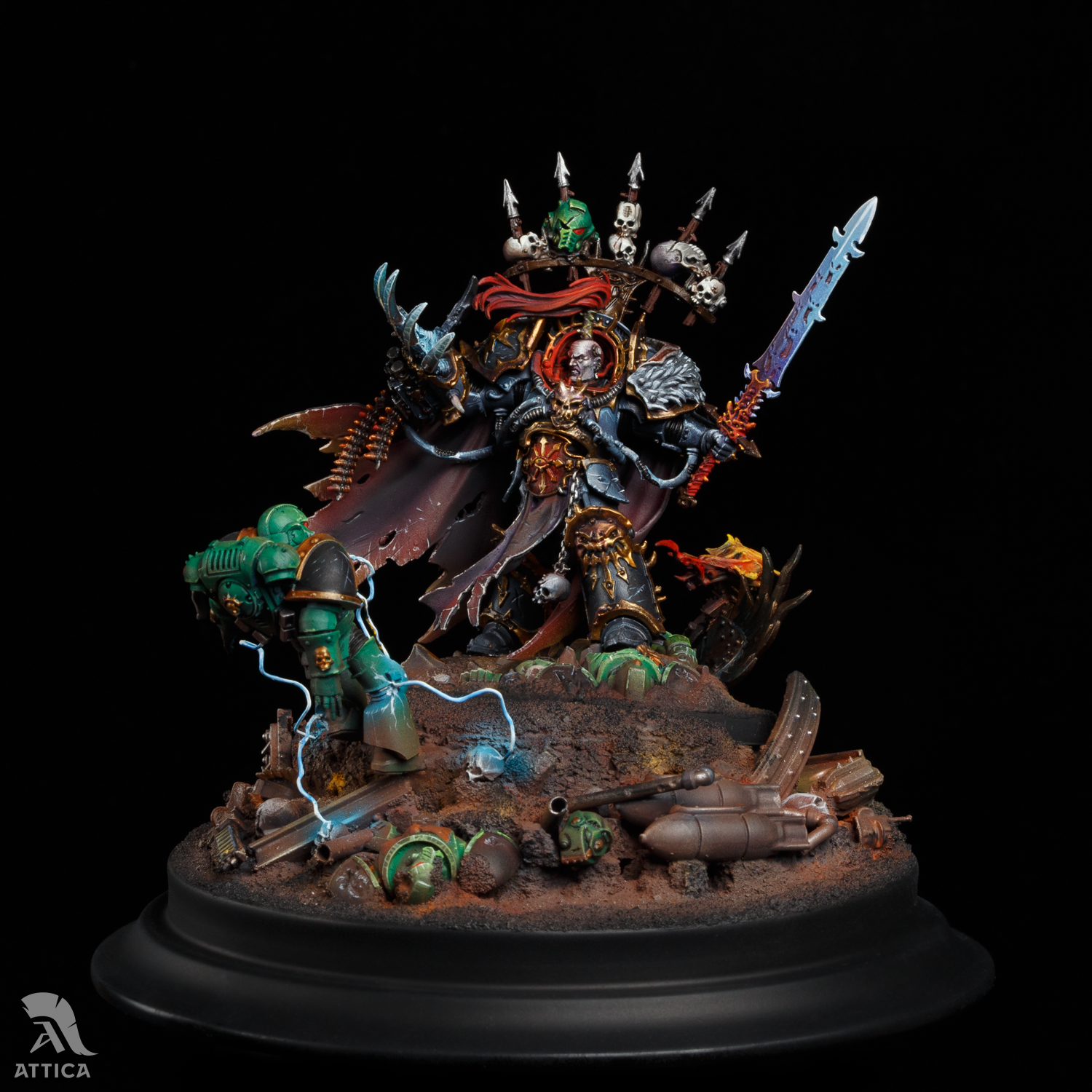 Eyes to Eyes, Abaddon the Despoiler Painted Wargaming Figure Art Quality