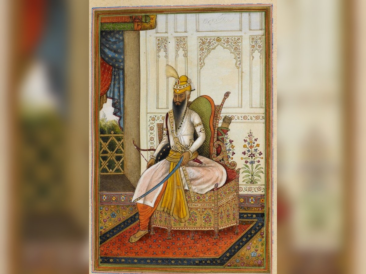 Illustration from Tazkirat al-umarā